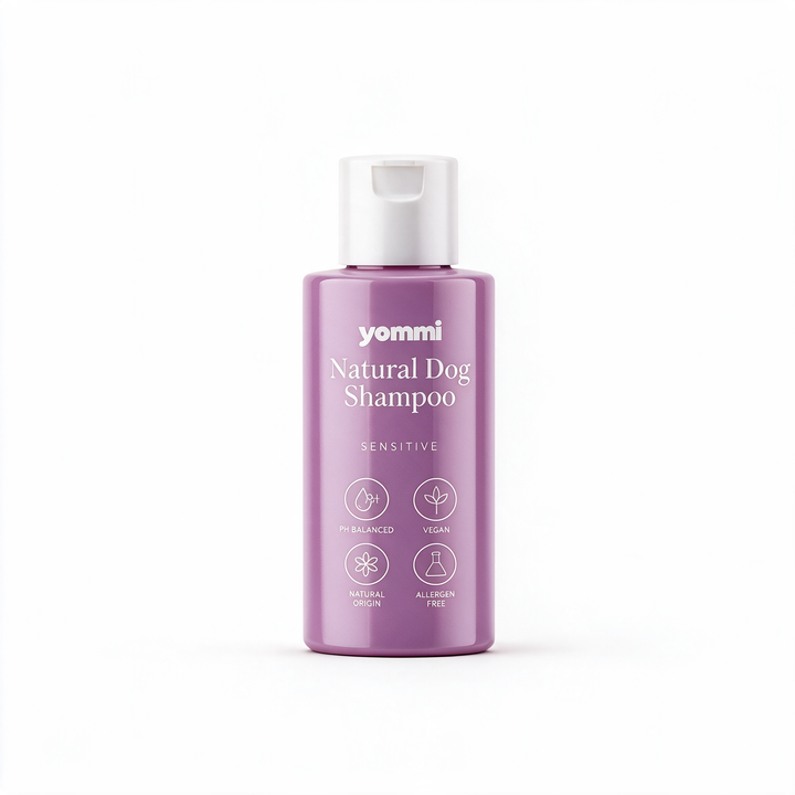 Yommi Travel Natural Dog Shampoo Sensitive 50 ml – reisformaat voor de gevoelige huid