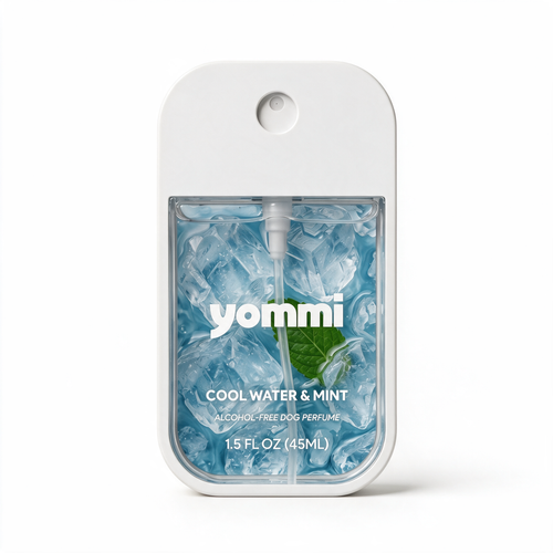 Yommi hondenparfum Cool Water & Mint 45 ml – alcoholvrije parfum-mist voor honden
