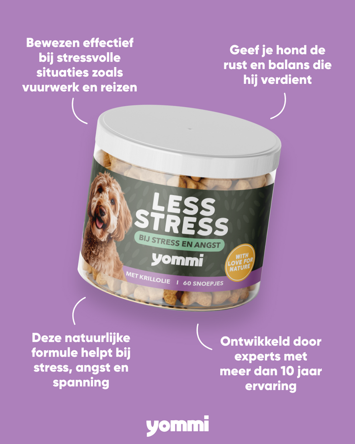 Yommi Less Stress anti-stress snoepjes voor honden – foto 2